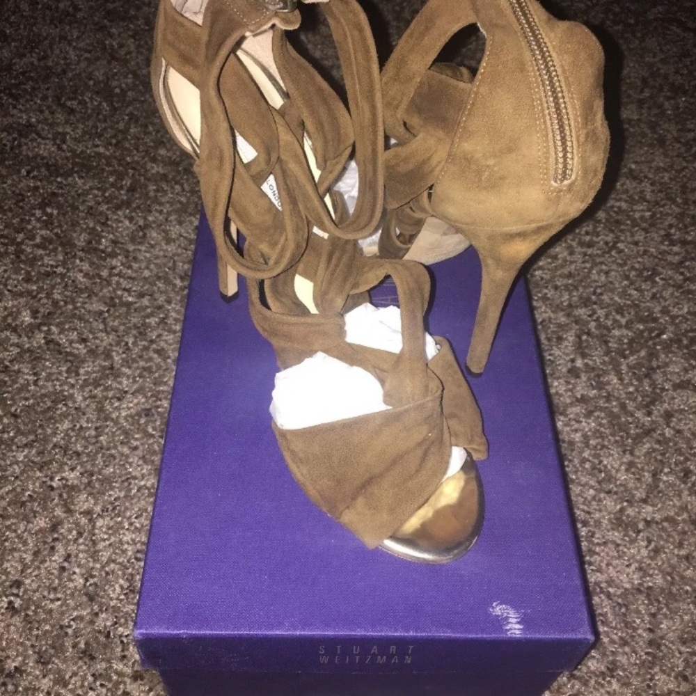 💯 Auth BNWT Jimmy Choo Kemble Sue Knotted Heels - Picture 2 of 8
